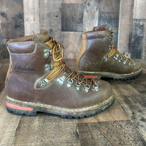 Raichle Vintage Hiking Mountaineering Boots Mens 8.5 M - Picture 12 of 12